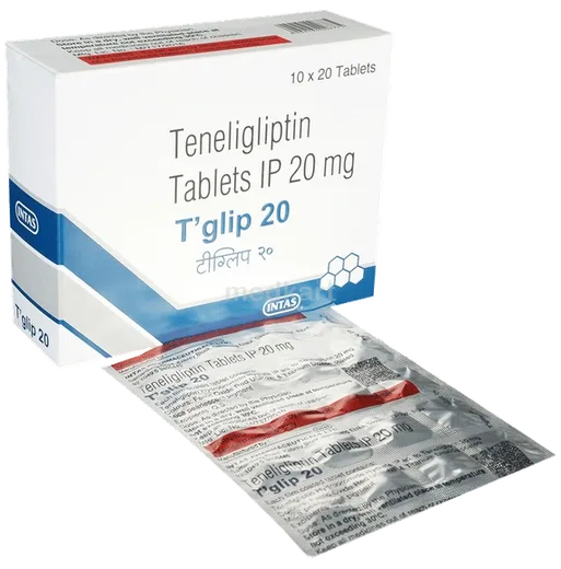tglip 20mg tablet 20's